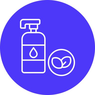 Güzellik ve moda simgesinin vektör çizimi