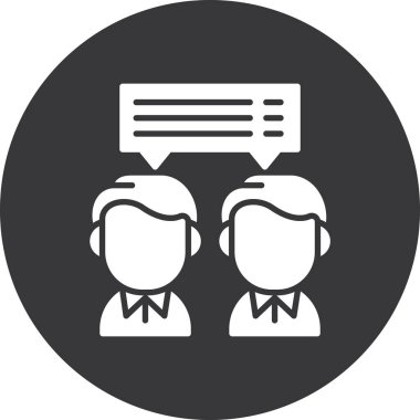 İnsan simgesinin vektör illüstrasyonu