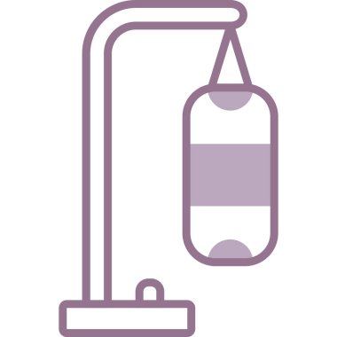 Kimyasal matara simgesi, vektör çizimi basit tasarım