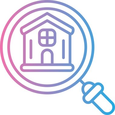 konum simgesi ve vektör illüstrasyonu arkaplanda izole edildi