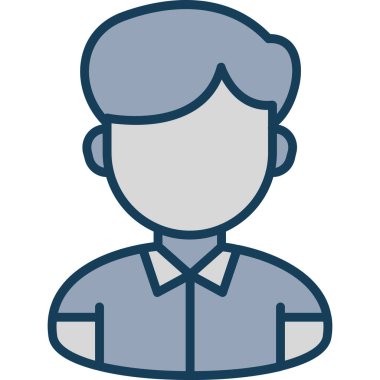 iş adamı simgesi vektör illüstrasyonu