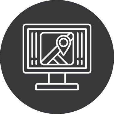 seo modern simgesinin vektör illüstrasyonu