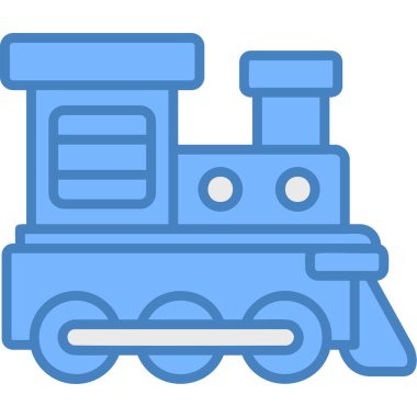 vectorillustratie van een locomotief