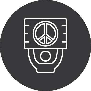 barış işareti vektör çizim