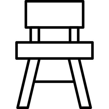 sandalye simgesi çizimi