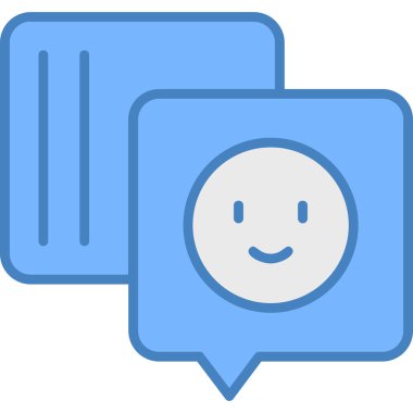 Mesaj var. Web simgesi basit illüstrasyon