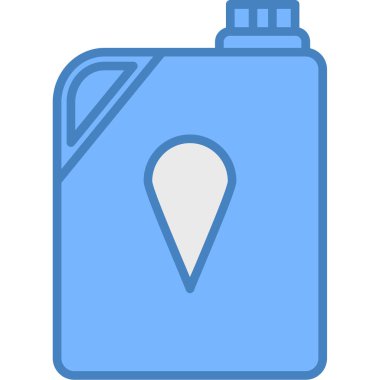 Bir su ikonunun vektör çizimi