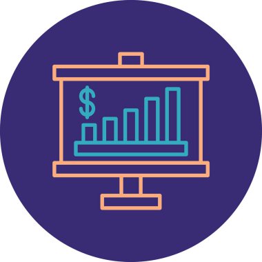 Çizelge. Web simgesi basit illüstrasyon