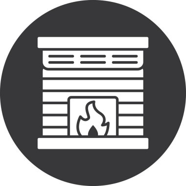 Beyaz arka plan üzerinde yangın şeffaf işareti izole yangın simge vektör