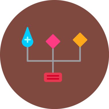 Modern b 'nin vektör illüstrasyonu eksik simgesi