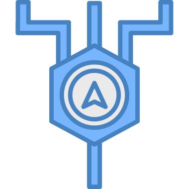 Bir simgenin vektör illüstrasyonu