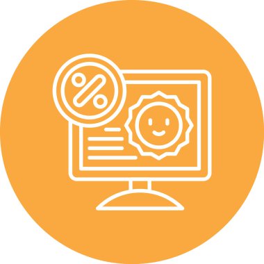 İş simgesinin vektör illüstrasyonu