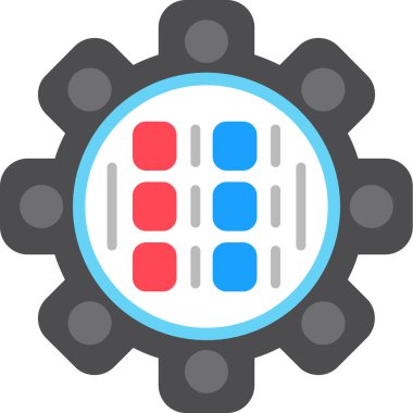 Seo simgesinin vektör illüstrasyonu