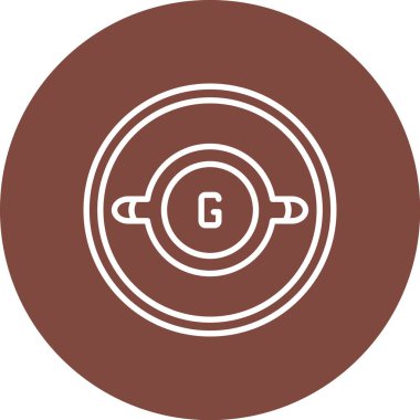 Modern bir simgenin vektör illüstrasyonu