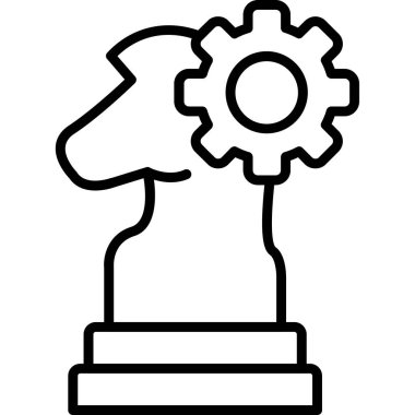 Ödül kupa simgesi ana hatlarıyla