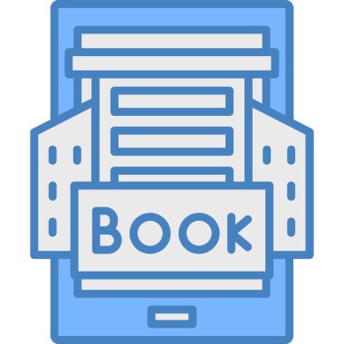 Kitap. Web simgesi basit tasarım