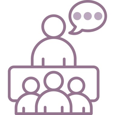 Konuşma baloncukları vektör illüstrasyonu