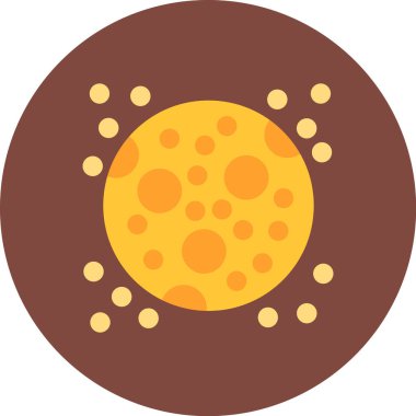 Gezegen Dünya ikon vektör illüstrasyonu