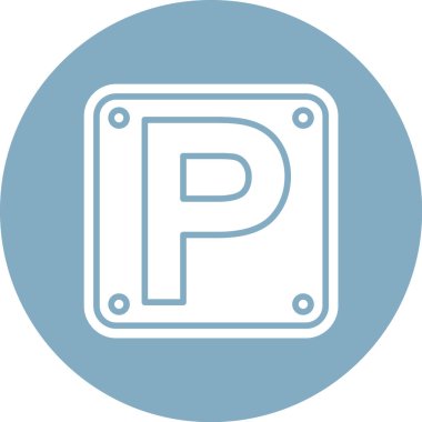 Park simgesinin vektör illüstrasyonu