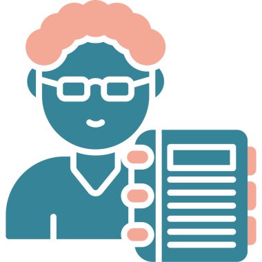 Doktor. Web simgesi basit illüstrasyon