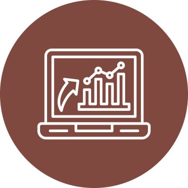 seo modern simgesinin vektör illüstrasyonu