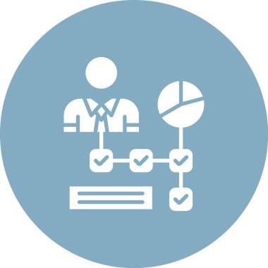 İş ve finans simgesinin vektör illüstrasyonu