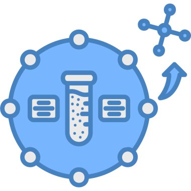 Seo ve bilim teknolojisi için vektör illüstrasyonu