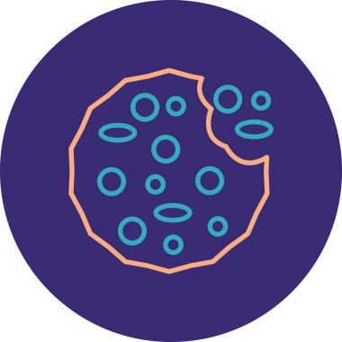 Virüs. Web simgesi basit illüstrasyon