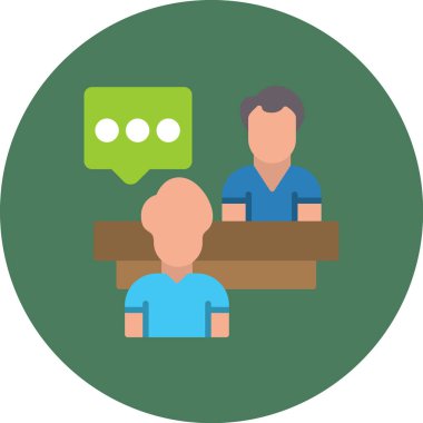 İnsan simgesinin vektör illüstrasyonu