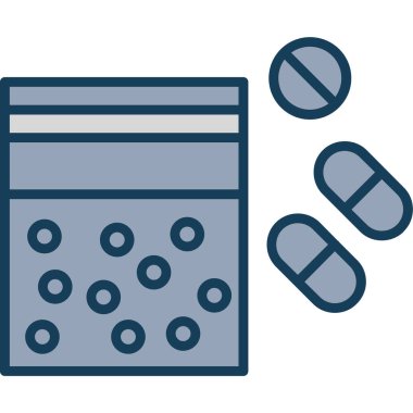 Haplar. Web simgesi basit illüstrasyon