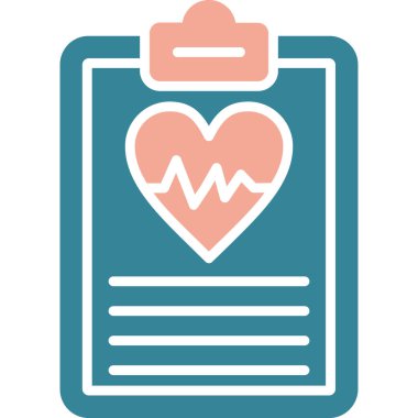 kalp simgesi modern vektör illüstrasyonu