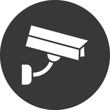 kamera düz vektör simgesi