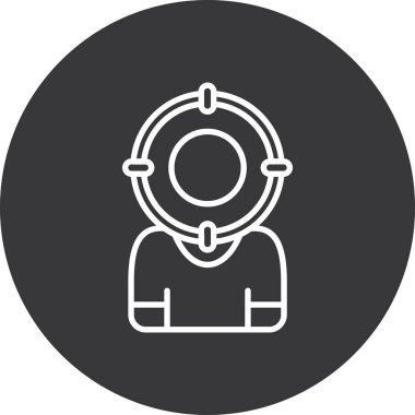 seo modern simgesinin vektör illüstrasyonu