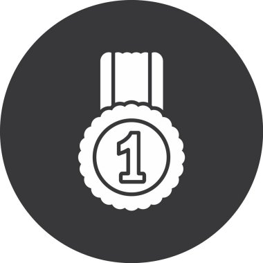 Vektör modern gri daire simgesi