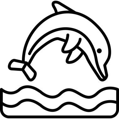 Balık. Web simgesi basit illüstrasyon