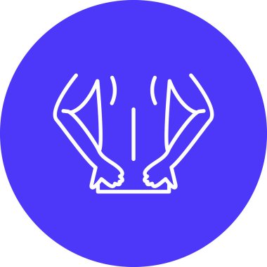 İnsan elinin vektör illüstrasyonu