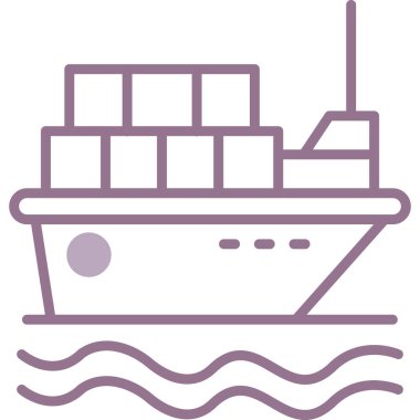 gönderme simgesi, vektör basit tasarım