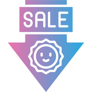 İndirim indirimi simgesi