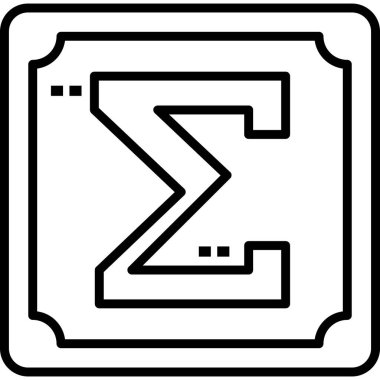 Modern bir simgenin vektör illüstrasyonu