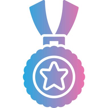 ödül madalya kutsal kişilerin resmi, vektör çizim