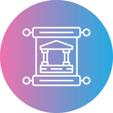 Yapı simgesinin vektör illüstrasyonu