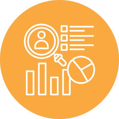 iş simgesi soyut bir grupta izole edildi