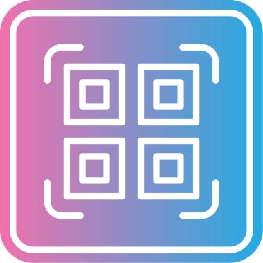 Tek bir simgenin vektör illüstrasyonu