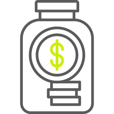 banka simgesi vektör illüstrasyonu