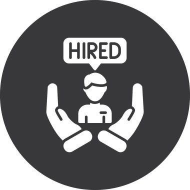 Kişisel proje için iş vektörü simgesi modern basit vektör çizimi