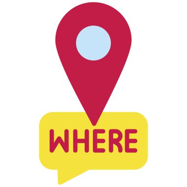 pin simgesi vektör illüstrasyonu