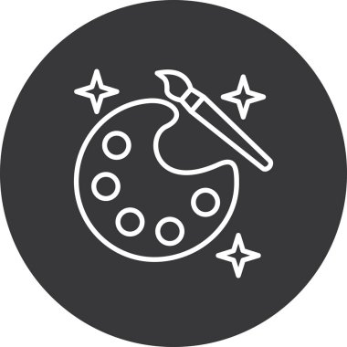 Pusula. Web simgesi basit illüstrasyon