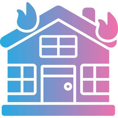 Ateş vektörü simgesini ateşle