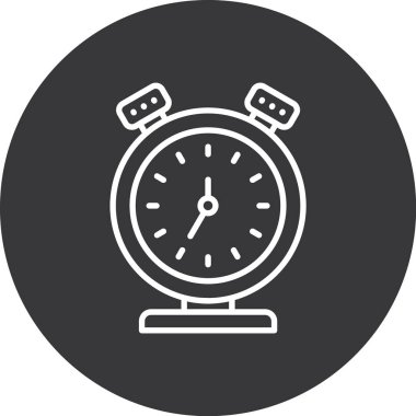 Vektör saat ico, vektör illüstrasyon