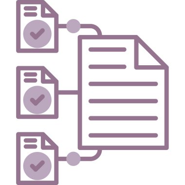 dosya biçimi simgesi, vektör illüstrasyonu